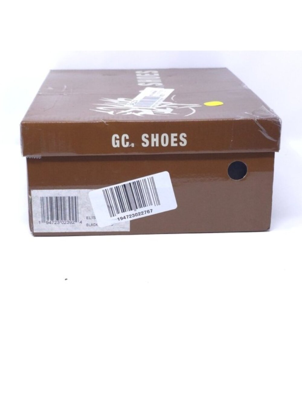 GC Shoes Buckle Wrap V-Cut Black Low Heel Ankle Booties M6.5 - Picture 10 of 10